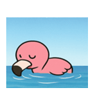 海のフラミンゴ@SFW（個別スタンプ：28）