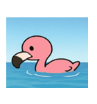 海のフラミンゴ@SFW（個別スタンプ：32）