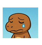 海のティラノサウルス@SFW（個別スタンプ：3）