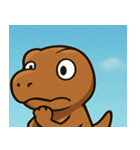 海のティラノサウルス@SFW（個別スタンプ：4）