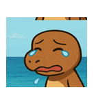 海のティラノサウルス@SFW（個別スタンプ：5）