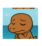 海のティラノサウルス@SFW（個別スタンプ：6）