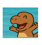 海のティラノサウルス@SFW（個別スタンプ：9）