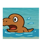 海のティラノサウルス@SFW（個別スタンプ：16）