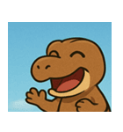 海のティラノサウルス@SFW（個別スタンプ：17）