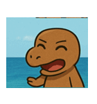 海のティラノサウルス@SFW（個別スタンプ：21）