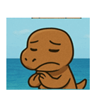 海のティラノサウルス@SFW（個別スタンプ：22）