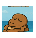 海のティラノサウルス@SFW（個別スタンプ：24）