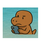 海のティラノサウルス@SFW（個別スタンプ：30）