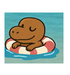 海のティラノサウルス@SFW（個別スタンプ：32）