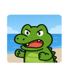 海のワニ@SFW（個別スタンプ：2）