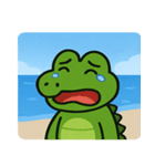 海のワニ@SFW（個別スタンプ：5）