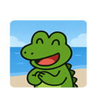 海のワニ@SFW（個別スタンプ：6）
