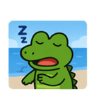 海のワニ@SFW（個別スタンプ：7）