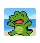 海のワニ@SFW（個別スタンプ：10）