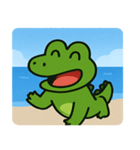 海のワニ@SFW（個別スタンプ：11）