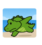 海のワニ@SFW（個別スタンプ：12）