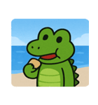 海のワニ@SFW（個別スタンプ：13）