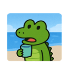 海のワニ@SFW（個別スタンプ：14）