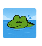 海のワニ@SFW（個別スタンプ：16）