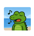 海のワニ@SFW（個別スタンプ：17）