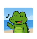 海のワニ@SFW（個別スタンプ：18）