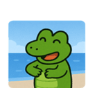 海のワニ@SFW（個別スタンプ：19）