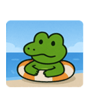 海のワニ@SFW（個別スタンプ：20）