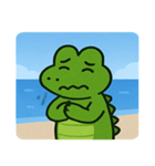 海のワニ@SFW（個別スタンプ：22）