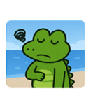 海のワニ@SFW（個別スタンプ：24）