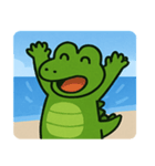 海のワニ@SFW（個別スタンプ：27）