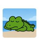 海のワニ@SFW（個別スタンプ：28）