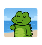 海のワニ@SFW（個別スタンプ：30）