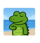 海のワニ@SFW（個別スタンプ：31）