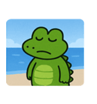 海のワニ@SFW（個別スタンプ：32）