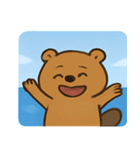 海のビーバー@SFW（個別スタンプ：1）