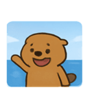 海のビーバー@SFW（個別スタンプ：4）