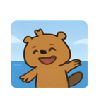 海のビーバー@SFW（個別スタンプ：6）