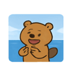 海のビーバー@SFW（個別スタンプ：9）