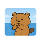 海のビーバー@SFW（個別スタンプ：10）