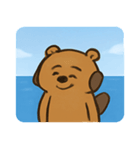 海のビーバー@SFW（個別スタンプ：14）