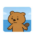 海のビーバー@SFW（個別スタンプ：15）