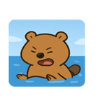 海のビーバー@SFW（個別スタンプ：27）