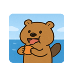海のビーバー@SFW（個別スタンプ：29）