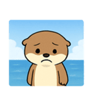 海のラッコ@SFW（個別スタンプ：3）