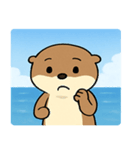 海のラッコ@SFW（個別スタンプ：4）