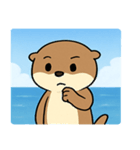 海のラッコ@SFW（個別スタンプ：8）