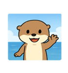 海のラッコ@SFW（個別スタンプ：9）