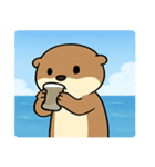 海のラッコ@SFW（個別スタンプ：15）