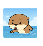 海のラッコ@SFW（個別スタンプ：16）